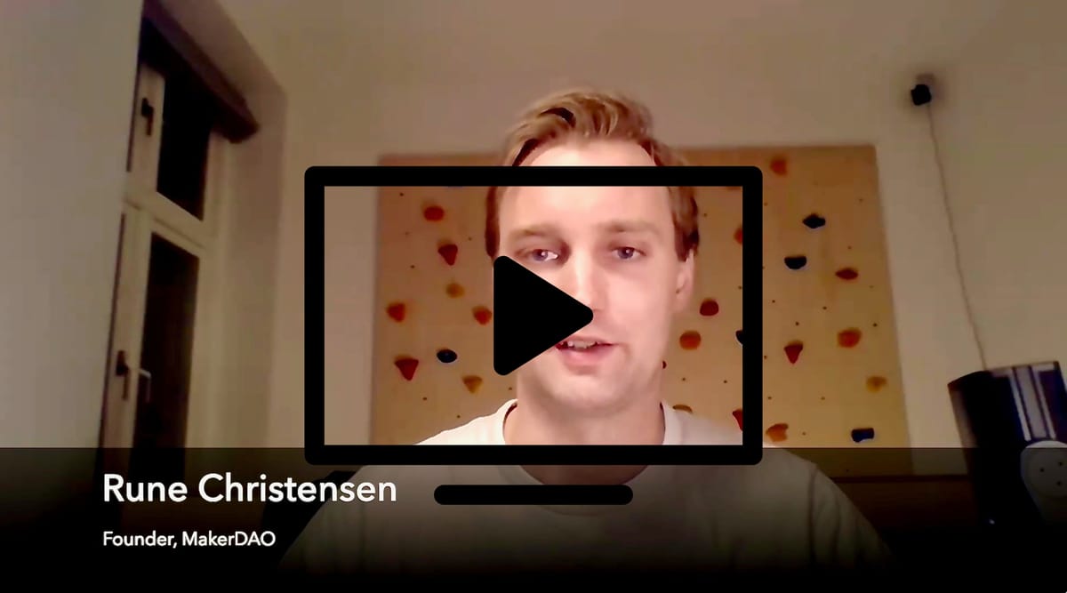 A Q&A with Rune Christensen of MakerDAO